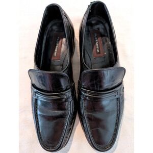 Florsheim Mens Black Leather Penny Loafers Dress Shoes 8.5 D 251094-05